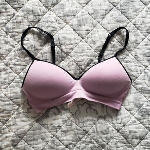 Pink bra